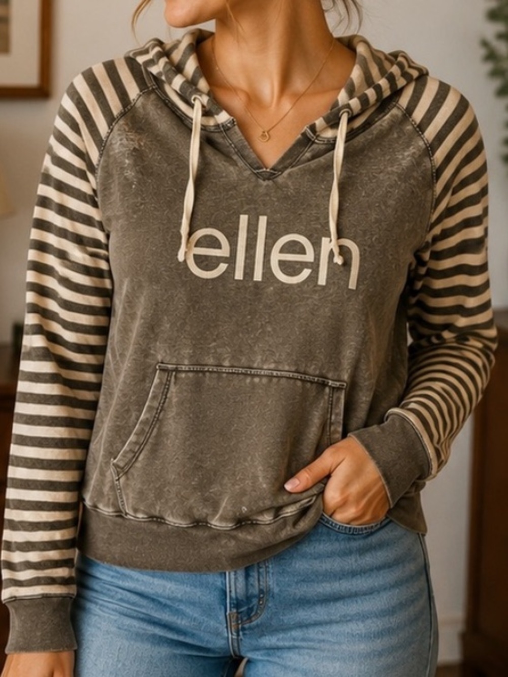 Vintage MV Sport "Ellen" Pullover Hoody Shirt
